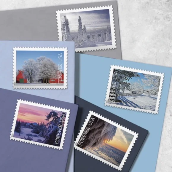 100 Winter Landscape Forever Stamps - Picture 2 of 5